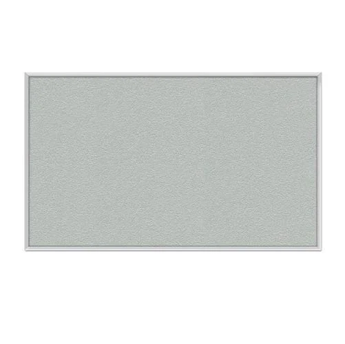 120.5" x 48.5" Aluminum Frame Vinyl Tackboard - Silver