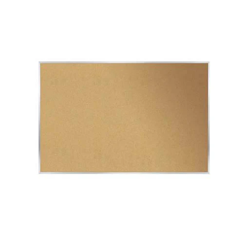 36" x 24" Aluminum Frame Natural Cork Tackboard