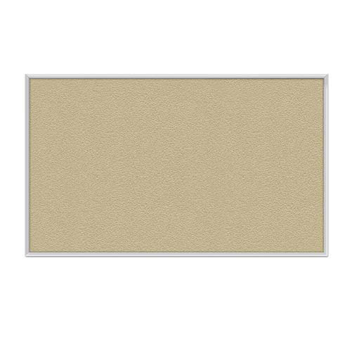 36" x 24" Aluminum Frame Vinyl Tackboard - Caramel