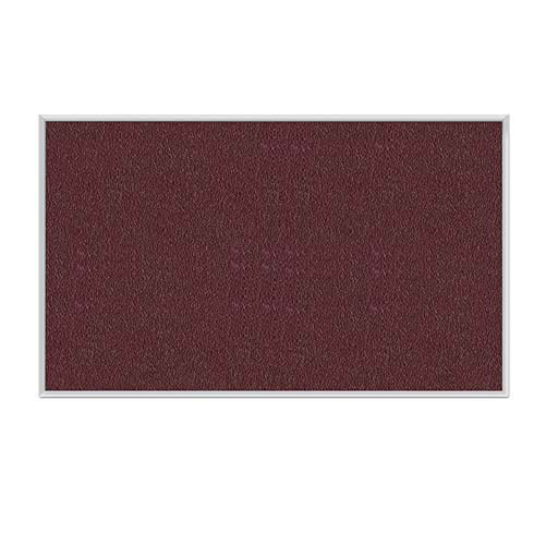 48.5" x 36.5" Aluminum Frame Vinyl Tackboard - Berry