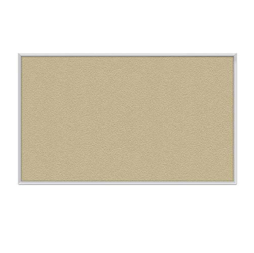 48.5" x 36.5" Aluminum Frame Vinyl Tackboard - Caramel