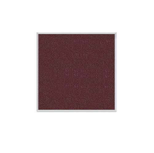 48.5" x 48.5" Aluminum Frame Vinyl Tackboard - Berry