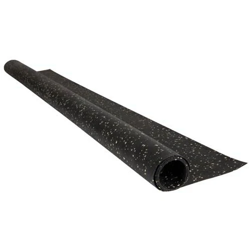 4'X12' 1/16" Recycled Rubber Tack Roll - Tan Speckled