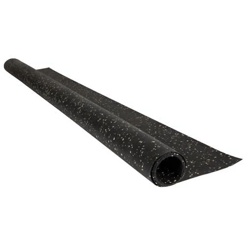 4'X48' 1/16" Recycled Rubber Tack Roll - Tan Speckled