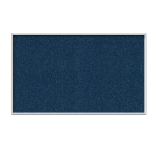 60.5" x 36.5" Aluminum Frame Vinyl Tackboard - Navy