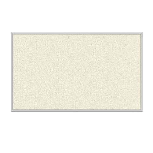 72.5" x 48.5" Aluminum Frame Vinyl Tackboard - Ivory