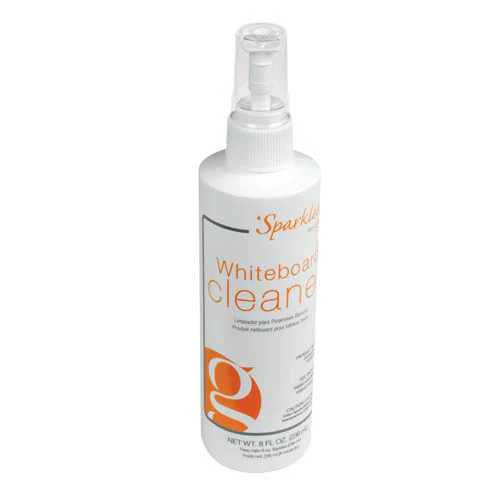 8 oz. Spray Bottle of Sparkleen Whiteboard Cleaner - 12 Per Carton