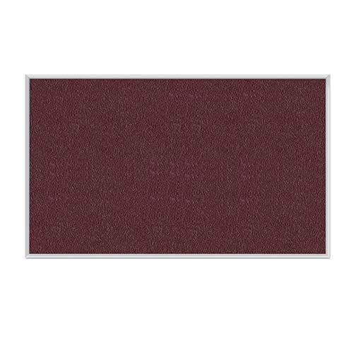 96.5" x 48.5" Aluminum Frame Vinyl Tackboard - Berry