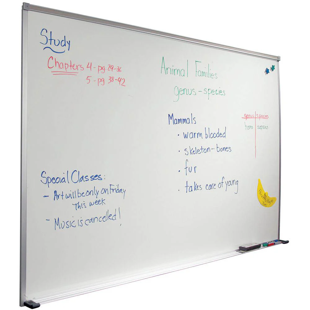 Best-Rite 202AA Porcelain Steel Whiteboard with Deluxe Aluminum Trim - Image 3