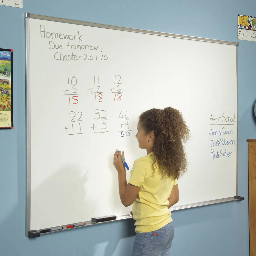 Best-Rite 202AA Porcelain Steel Whiteboard with Deluxe Aluminum Trim - Image 6