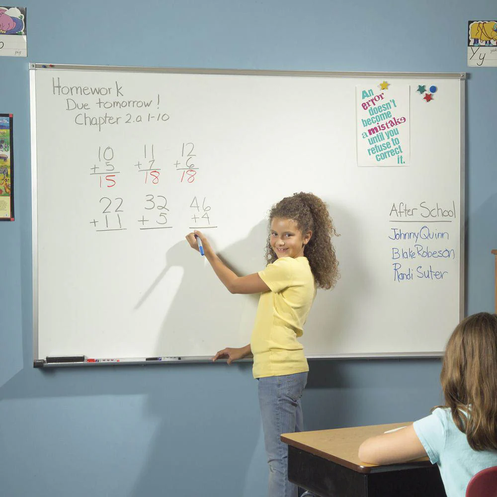 Best-Rite 202AA Porcelain Steel Whiteboard with Deluxe Aluminum Trim - Image 7