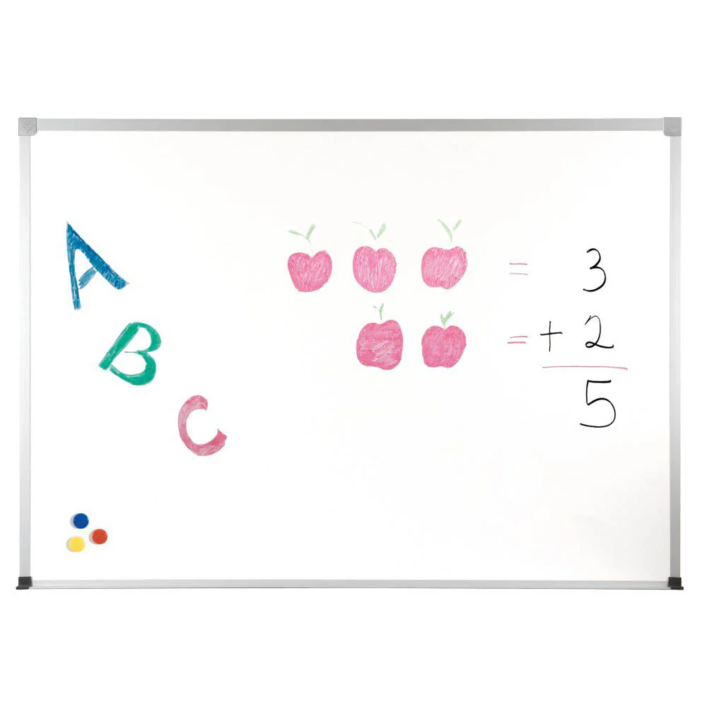 Best-Rite 2H2ND-M Porcelain Steel Whiteboard with ABC Trim - Image 5