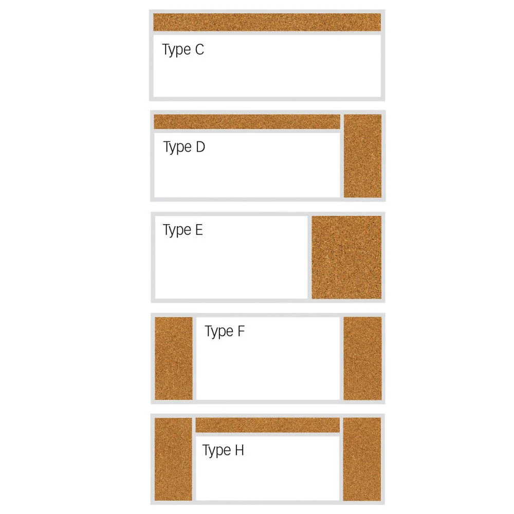 Best-Rite 410-40-PM-X2 Combination Boards - Whiteboard & Tackboards - Image 9