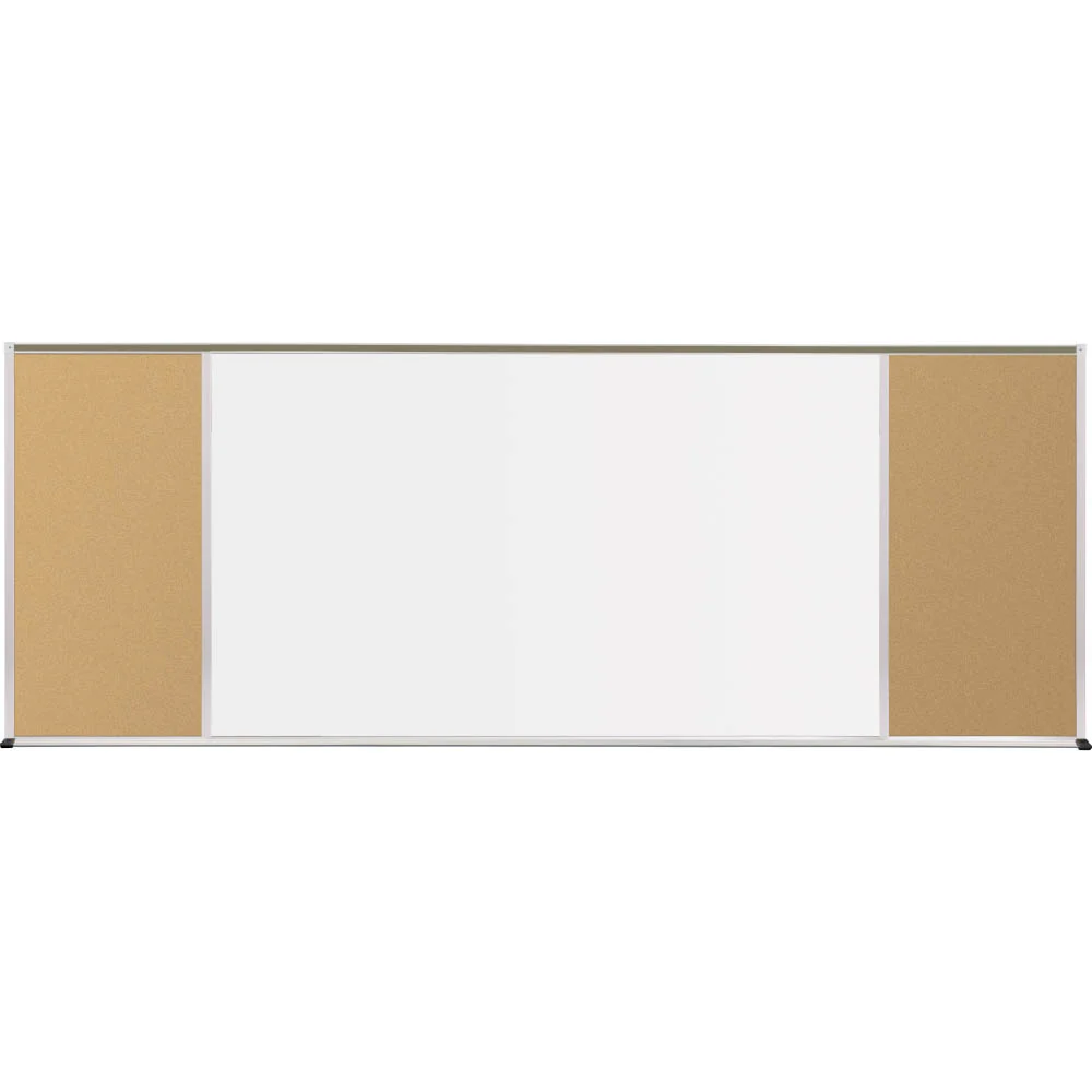 Best-Rite 412-70-PM-X2 Combination Boards - Whiteboard & Tackboards