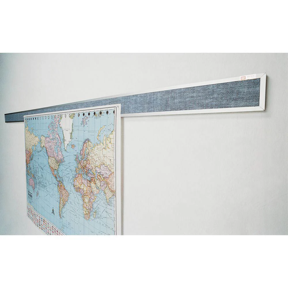 Best-Rite 506AG Tackboard Display Rail - Image 3