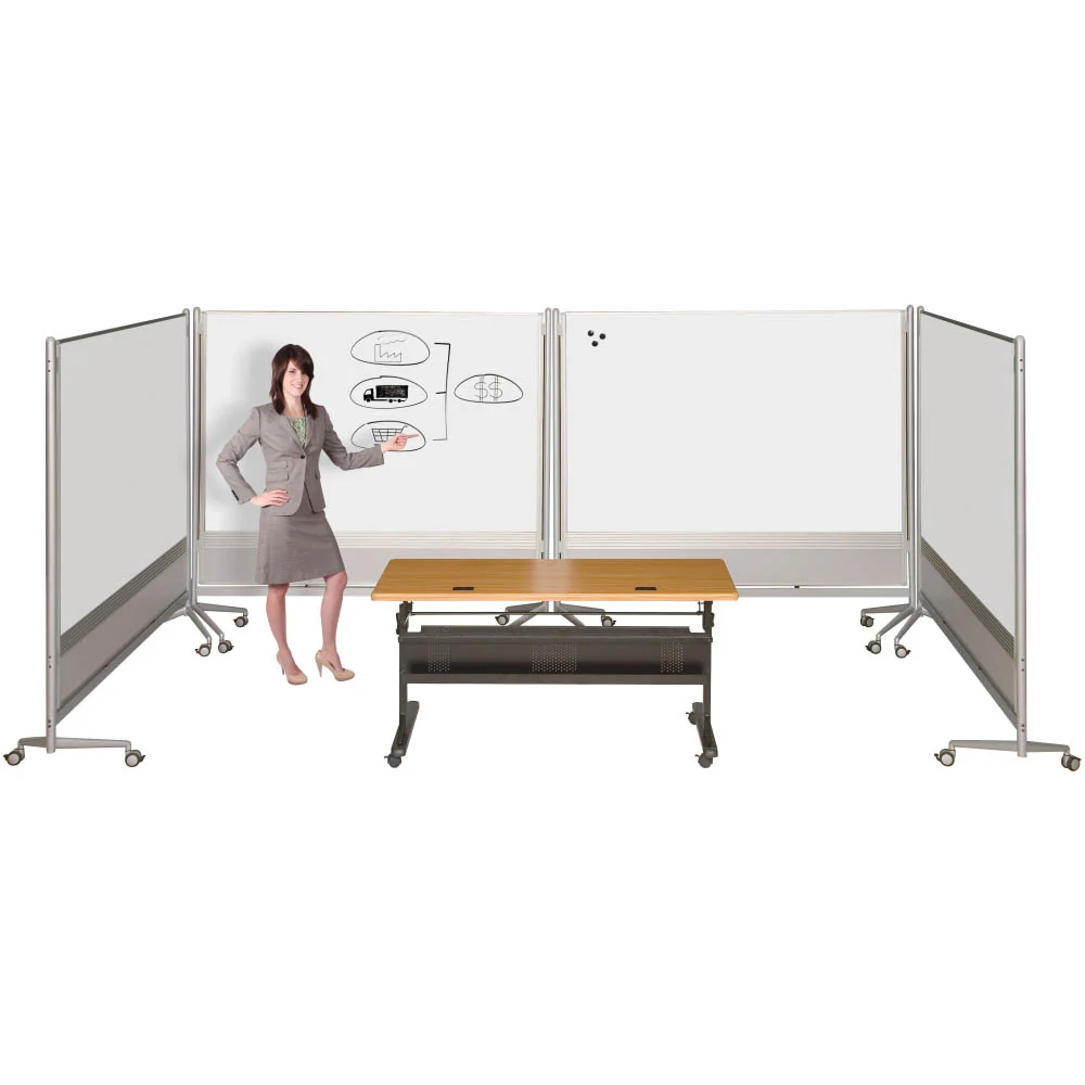 Best-Rite 661AG-DT DOC Mobile Room Partition & Display Panel - Image 4