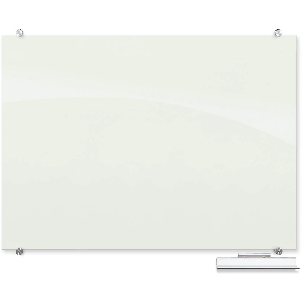 Best-Rite 83843 Visionary Magnetic Glass Dry Erase Whiteboard - Glossy White - Image 6