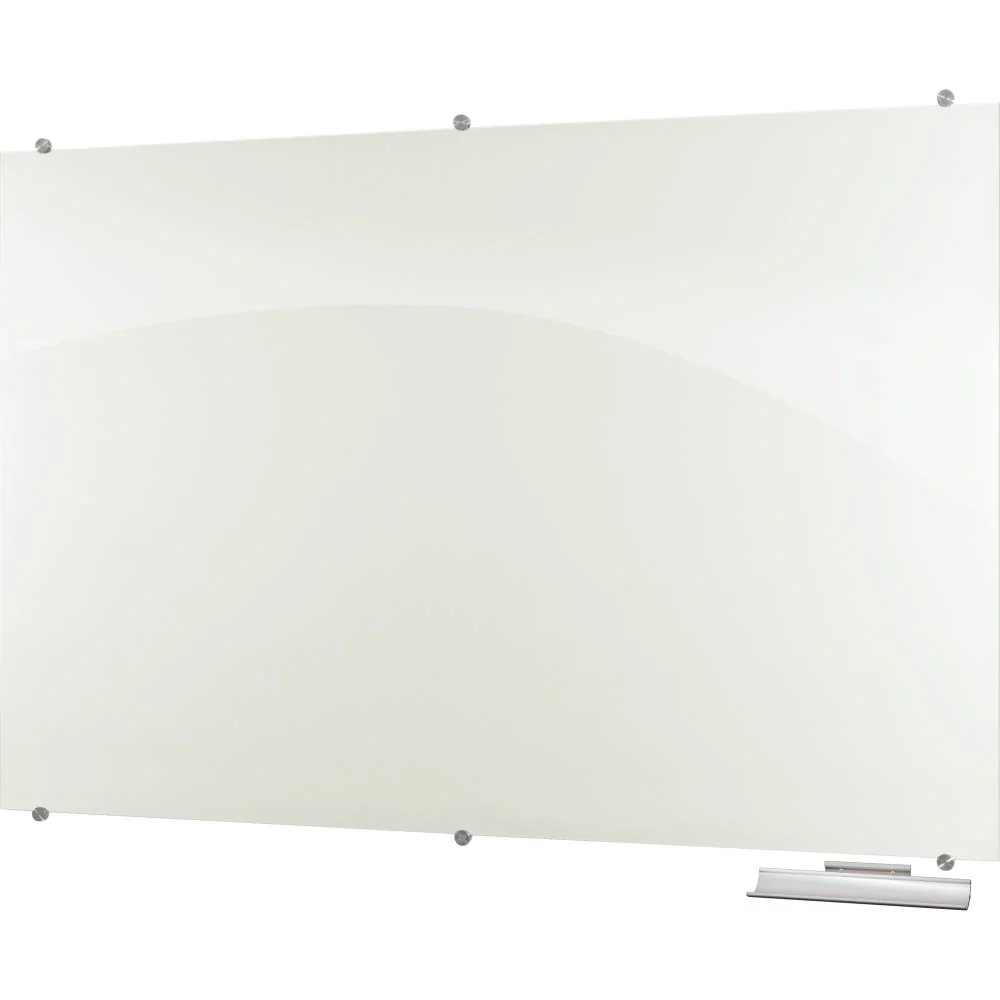 Best-Rite 83843 Visionary Magnetic Glass Dry Erase Whiteboard - Glossy White - Image 9