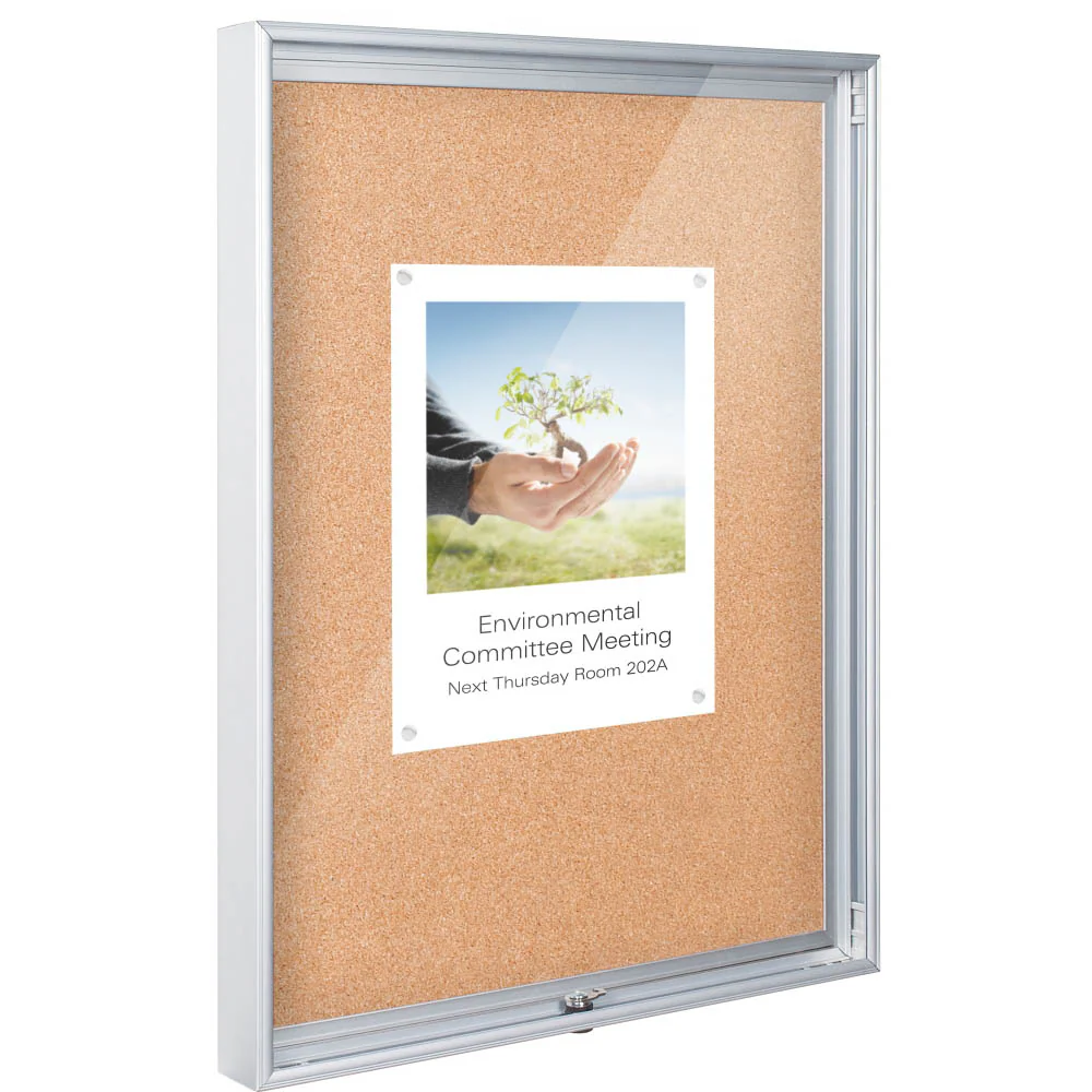 Best-Rite 94CAB-01 Economy Enclosed Bulletin Board Cabinet