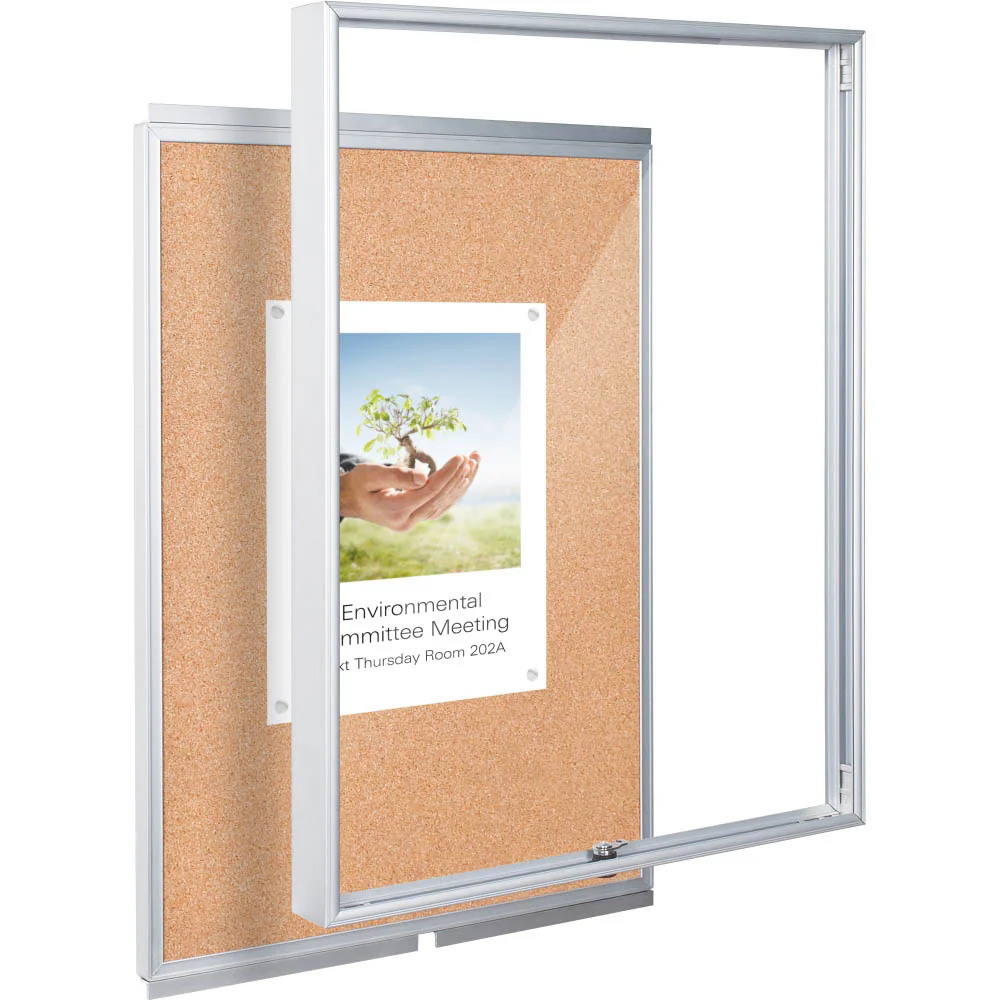 Best-Rite 94CAB-01 Economy Enclosed Bulletin Board Cabinet - Image 4