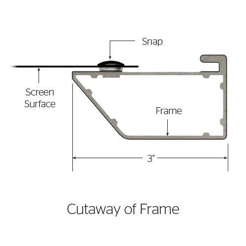 Da-Lite Cinema Contour 24763V - 109" diag.(57.5x92) - [16:10] - HD Progressive 1.3 - Image 2