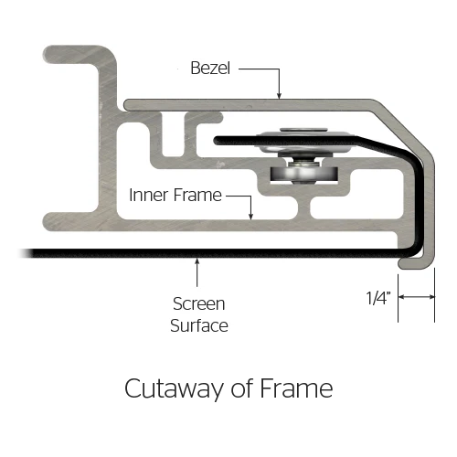 Da-Lite UTB Contour 23574 - 77" diag.(37.5x67) - [16:9] - HD Progressive 1.3 - Image 6