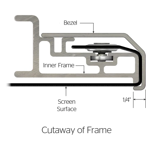 Da-Lite UTB Contour 23609 - 92" diag.(45x80) - [16:9] - HD Progressive 1.0 - Image 6