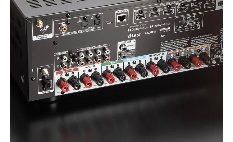 Denon AVR-S970H 7.2-channel home theater receiver with Dolby Atmos, Bluetooth, Apple AirPlay 2, and Amazon Alexa compatibility - AVR-S970H - Image 9