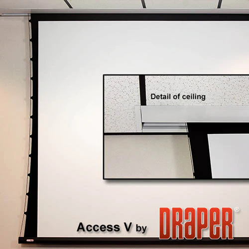 Draper 140040U-Black Access/Series V 165 diag. (88x140) - [16:10] - Matt White XT1000V 1.0 Gain - [CUSTOM] - Image 2