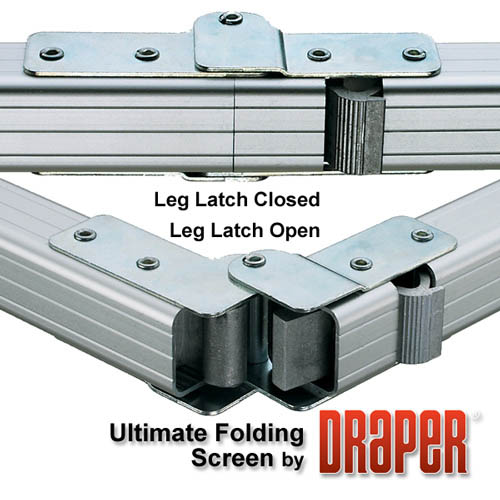 Draper 241102 Ultimate Folding Screen with Heavy-Duty Legs 132 diag. (64x115) - HDTV [16:9] - Image 4