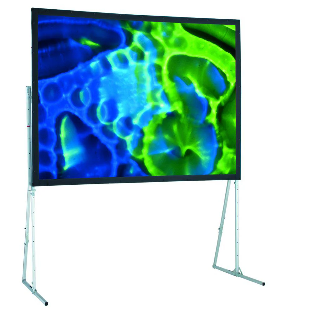 Draper 241265 Ultimate Folding Screen with Extra Heavy-Duty Legs 100 diag. (57x78) - Video [4:3]