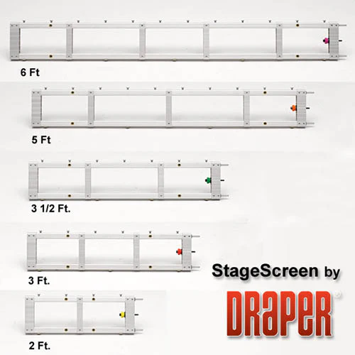 Draper 383571 StageScreen (Black) 142 diag. (75x120) - Widescreen [16:10] - 1.2 Gain - Image 7