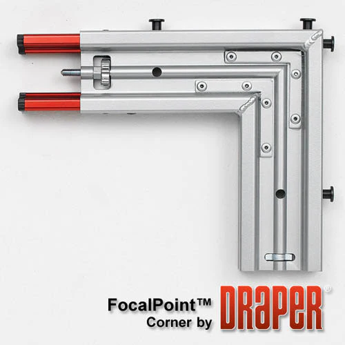 Draper 385119 FocalPoint (black) 275 diag. (135x240) - HDTV [16:9] - CineFlex CH1200V 1.2 Gain - Image 2
