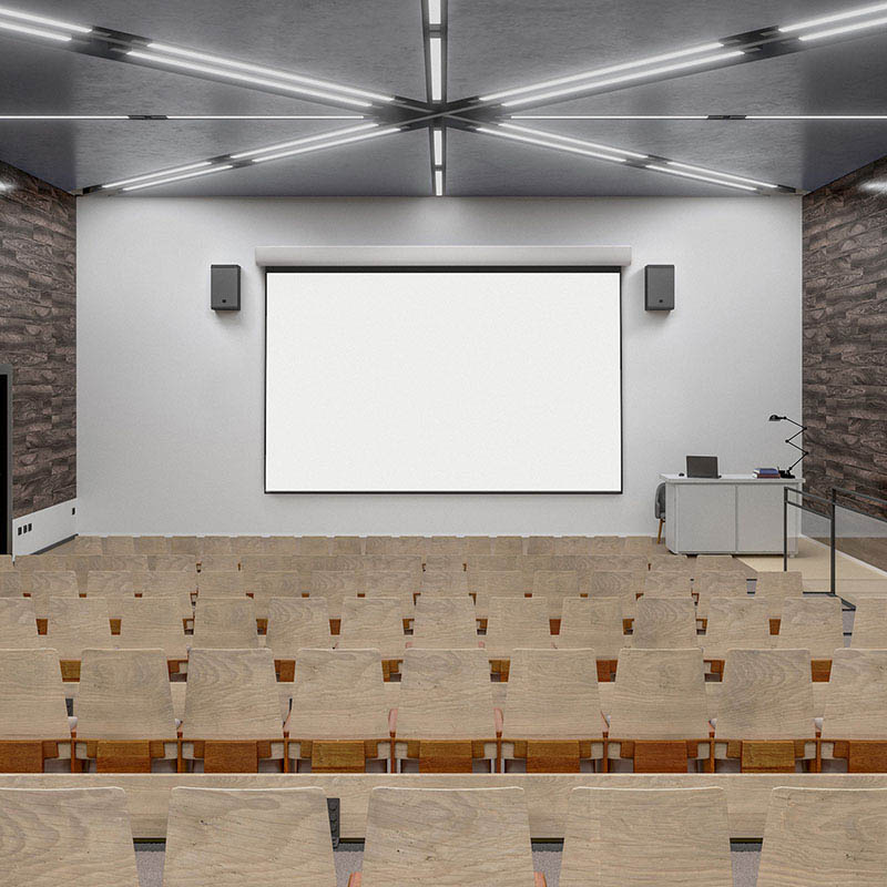 Draper Acumen XL E 135" CinemaScope Contrast Grey XH800E Projector Screen
