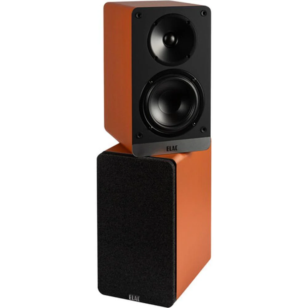 ELAC Debut ConneX DCB41 Two-Way Active Bookshelf Speakers (Orange, Pair) - (Pair) - Image 5
