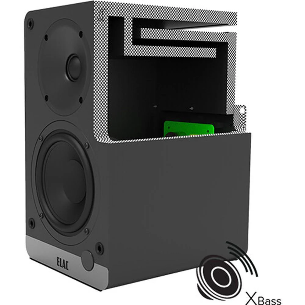 ELAC Debut ConneX DCB41 Two-Way Active Bookshelf Speakers (Orange, Pair) - (Pair) - Image 7