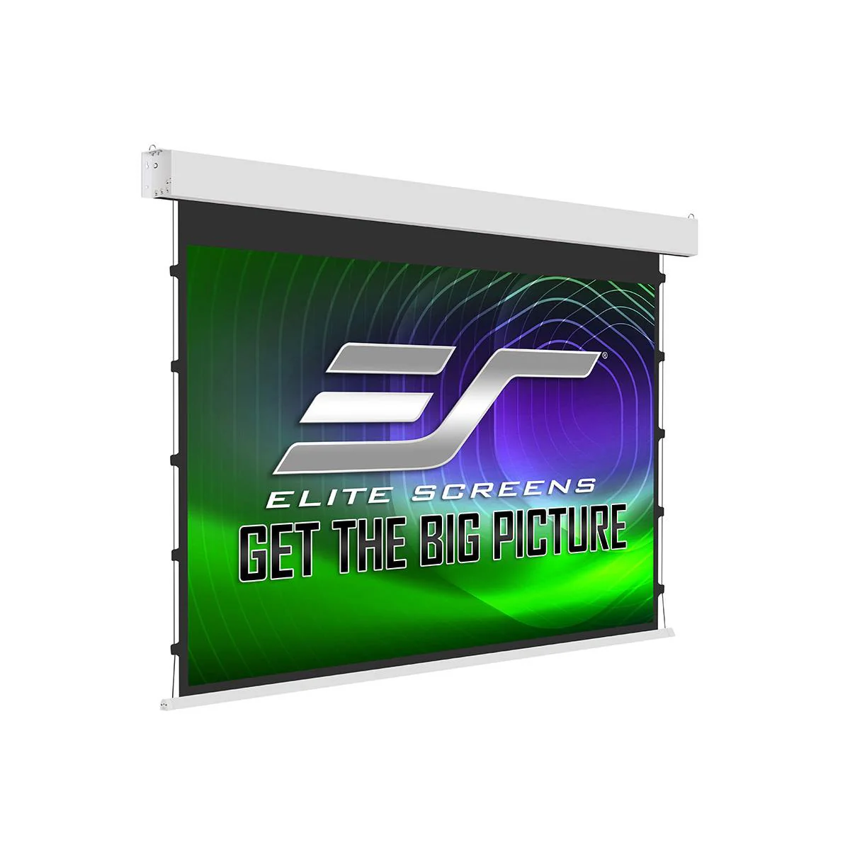Elite OMS125WH-BAT-ELEC Yard Master Wireless Tension 125 diag. (61x109) - HDTV [16:9] - CineWhite - 1.1 gain