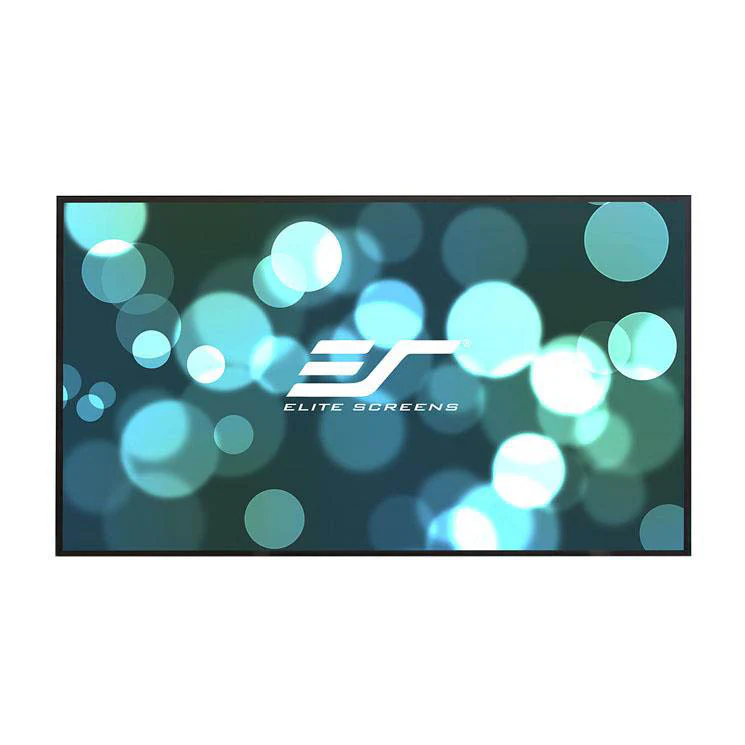 Elite Screens Aeon AcousticPro UHD 165" Diag. 16:9, 4K Home Theater Fixed Frame EDGE FREE Projection Sound Transparent Perforated Weave Projection Screen, AR165H2-AUHD