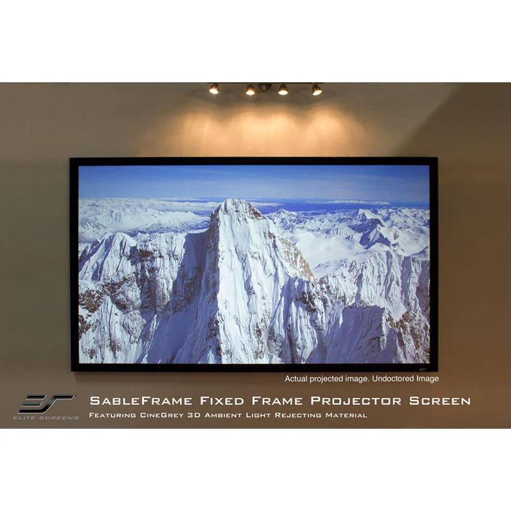 Elite Screens ER120DHD3 Sable Frame CineGrey 3D 120 diag. (58.9x104.7) - HDTV [16:9] - CineGrey 3D - 1.2 Gain