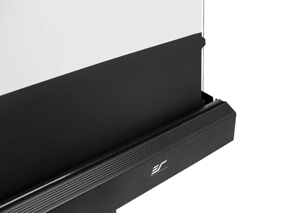 Elite Screens Kestrel Tab-Tension CineWhite, 135" Diag., 16:9 Aspect Ratio, ISF Certified 4K/8K Ultra HD Electric Floor-Rising Motorized Tab-Tensioned Front Projector Screen, FTE135H3 - Image 3