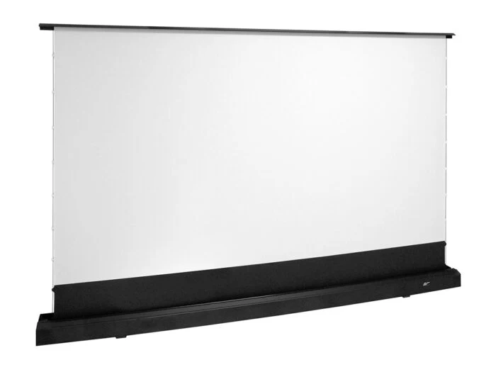 Elite Screens Kestrel Tab-Tension CineWhite, 150" Diag., 16:9 Aspect Ratio, ISF Certified 4K/8K Ultra HD Electric Floor-Rising Motorized Tab-Tensioned Front Projector Screen, FTE150H3 - Image 4