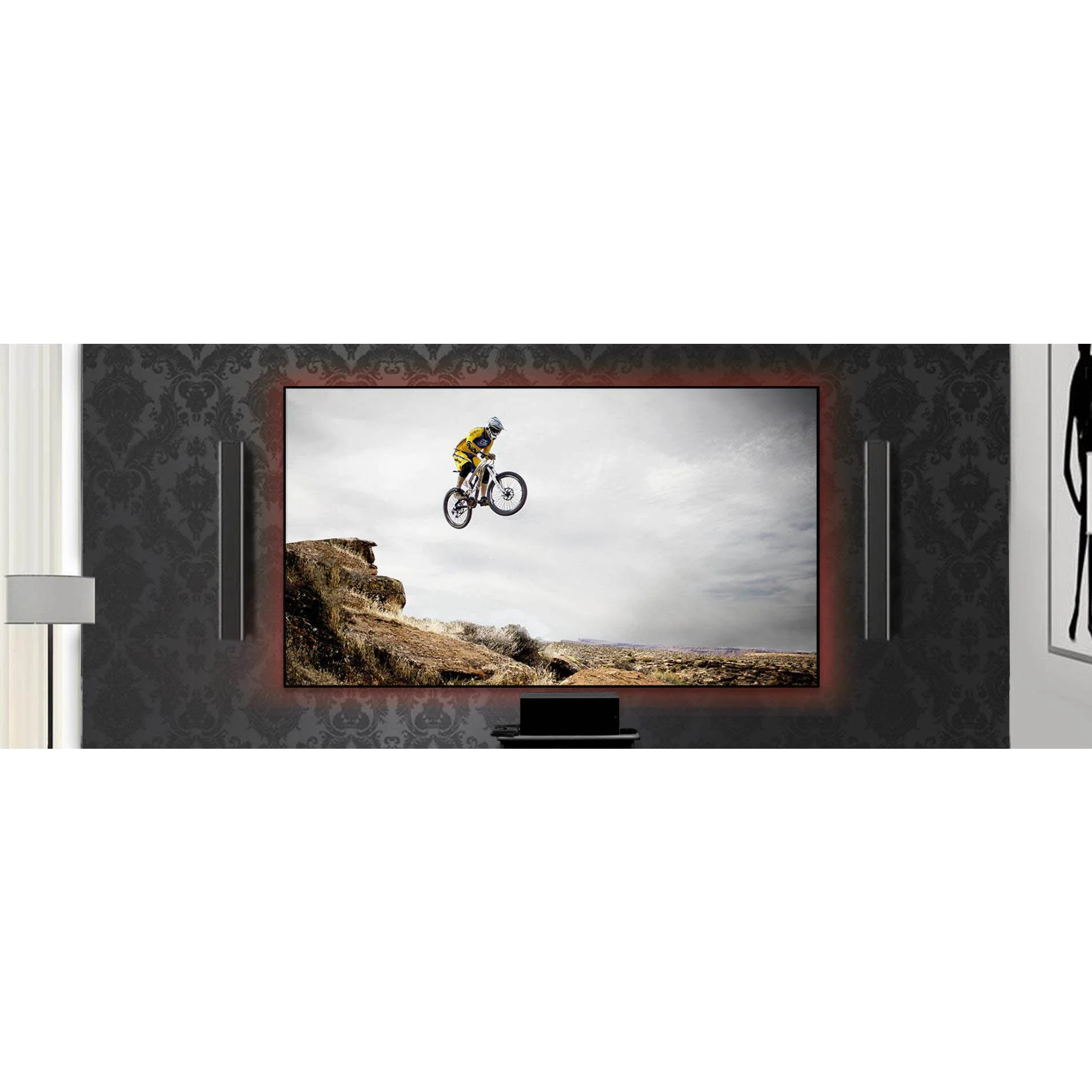 EluneVision EV-ZLUST-120-8K Aurora 8K Ultra Short Throw NanoEdge Screen -120"(59x105)-HDTV[16:9]-0.7 - Image 4