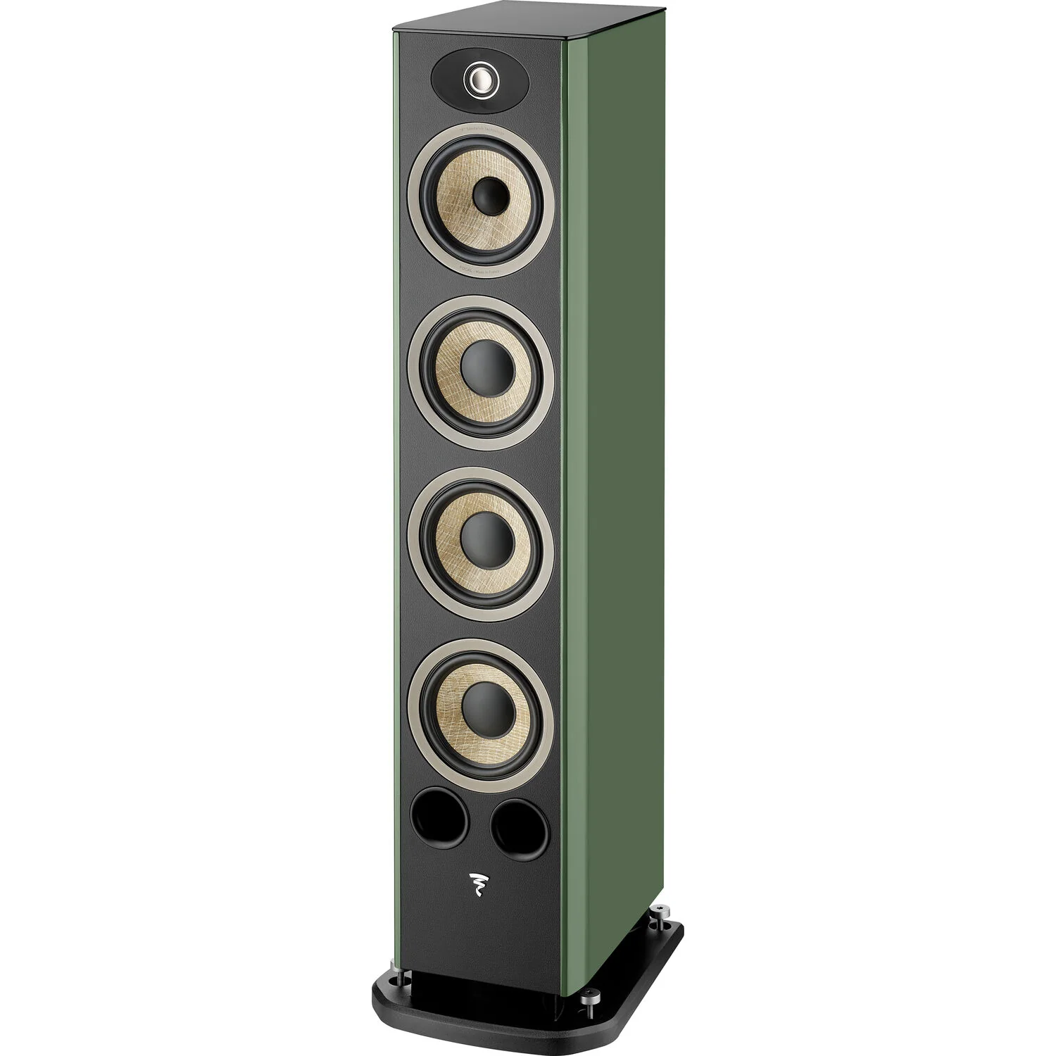 Focal Aria Evo X N3 Three-Way Floorstanding Speaker (High-Gloss Moss Green, Single) - Image 5