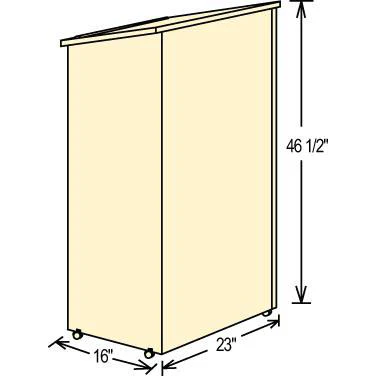 Full Floor Lectern/Podium in Mahogany - 222MY - Image 3