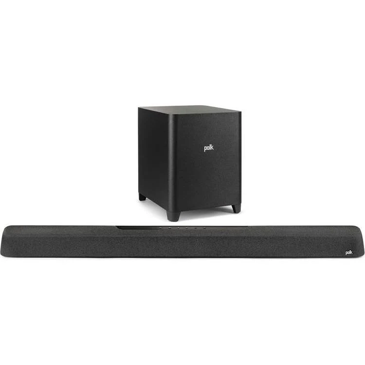 Polk MagniFi MAX AX SR Powered 5.1.2-channel sound bar and wireless subwoofer system with Wi-Fi Bluetooth Apple AirPlay 2 DTS:X and Dolby Atmos - Image 3
