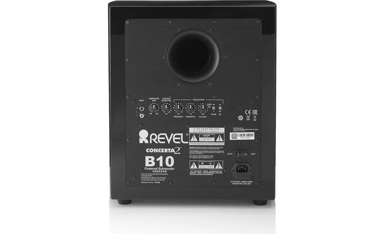 Revel Concerta2 B10 Powered subwoofer with parametric room equalization controls (High Gloss Black) - B10BK - Image 2