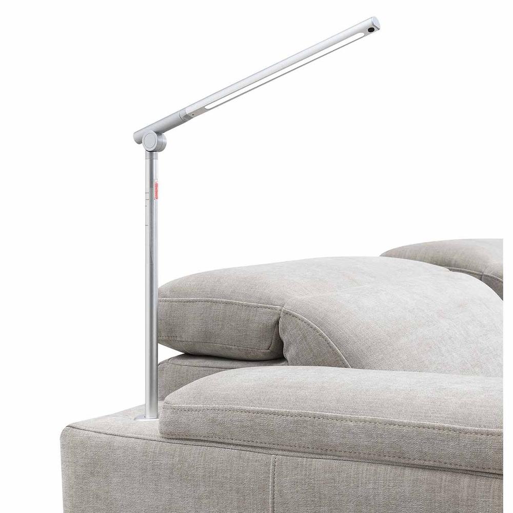 RowOne Calveri Microfiber Fabric 2-Arm Chair Power Recline - Taupe - Image 8