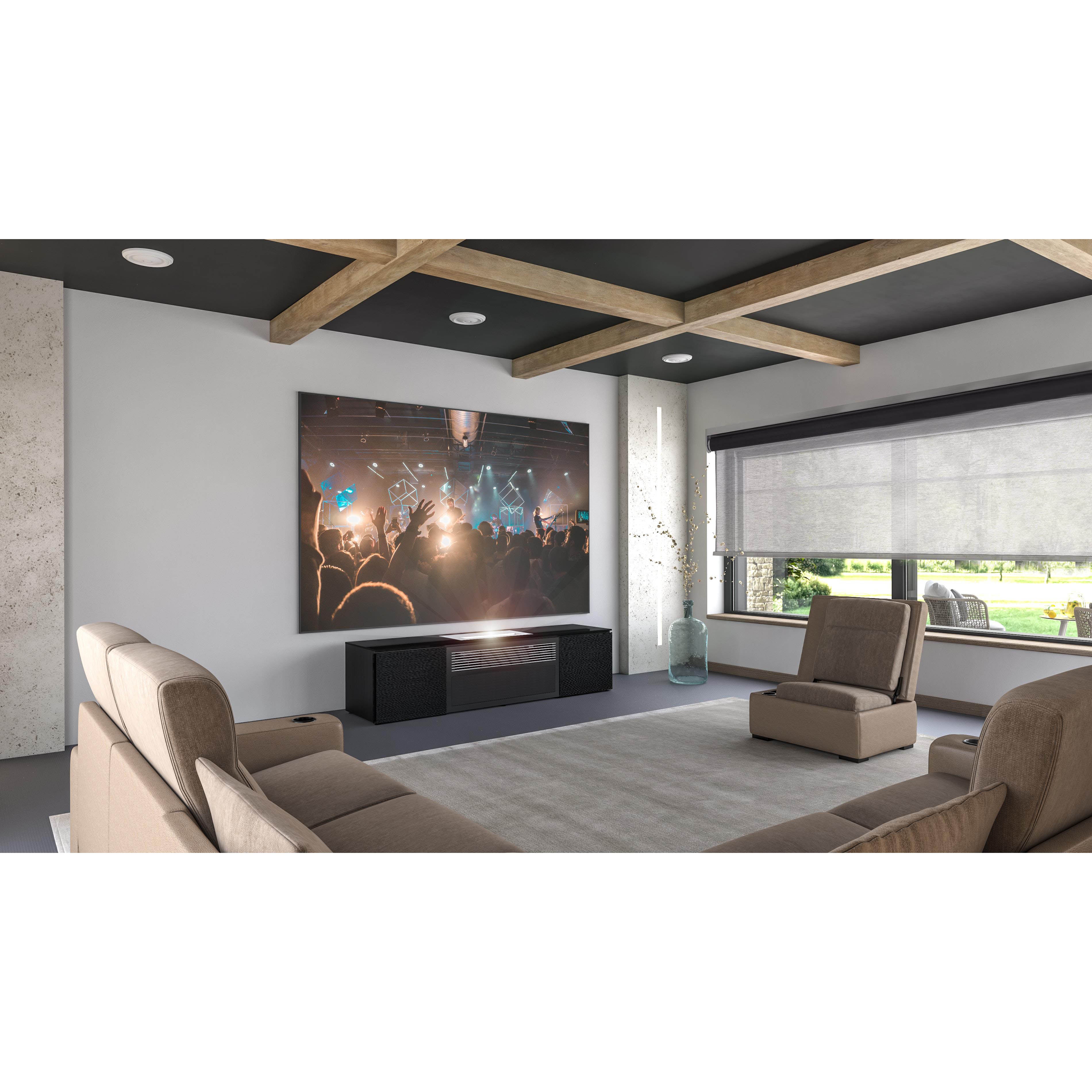 Salamander Designs Chicago 245CH Cabinet for integrated Samsung LSP9T UST Projector - Black Oak, Black Top - X/SMG9/245CH/BO - Image 2
