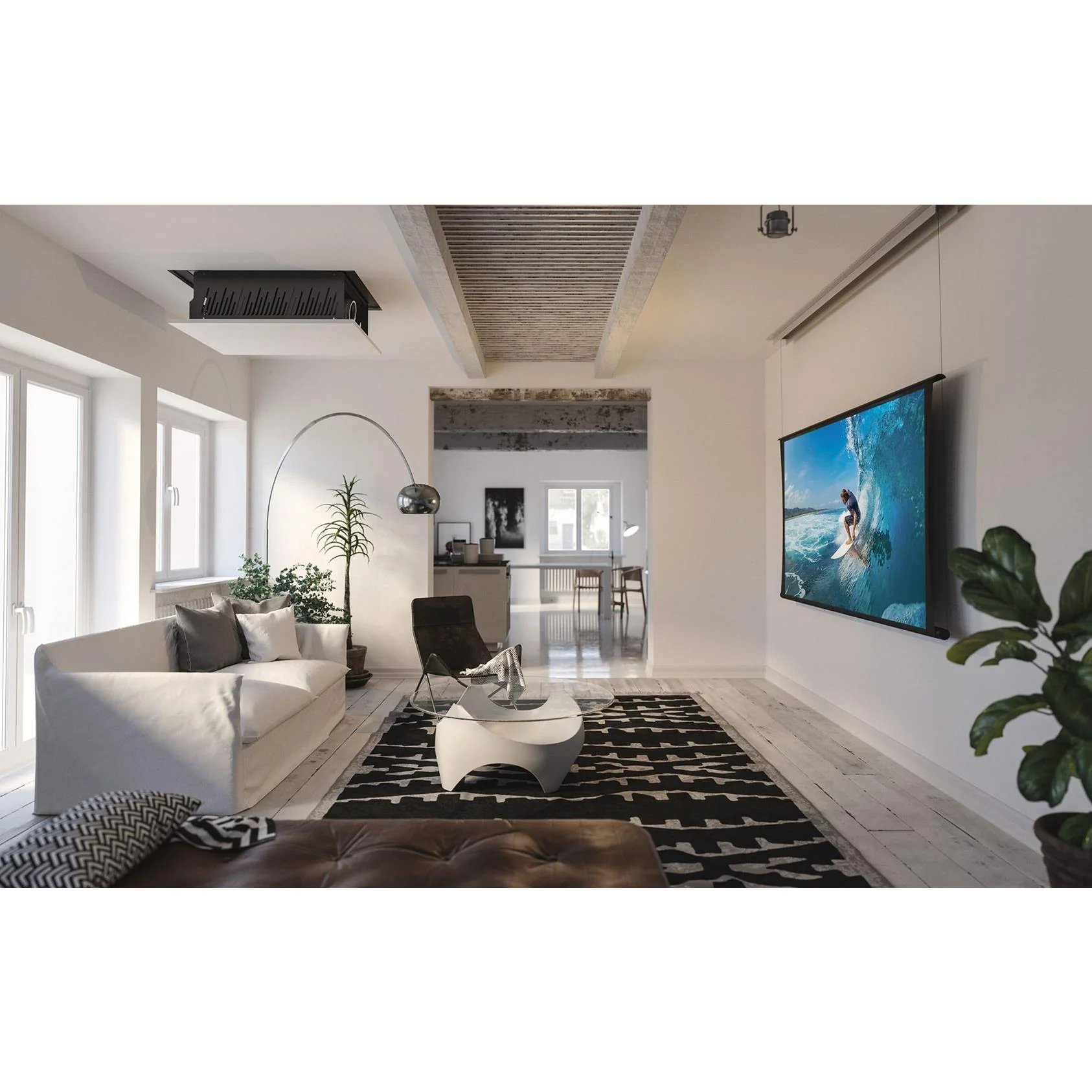 Screen Innovations Zero-G Motorized Flush - 110" (54x96) - 16:9 - 360 - 5TGFL110TS - Image 4