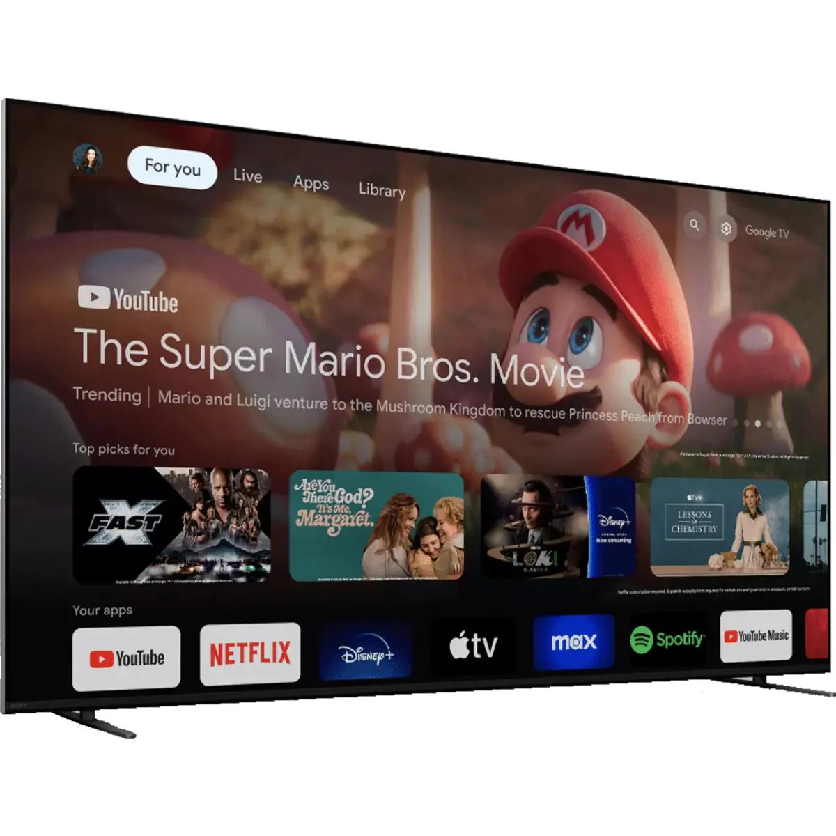 Sony K-55XR70 55 Inch Mini LED QLED 4K Ultra HD TV BRAVIA 7 Smart Television (2024) - Image 2